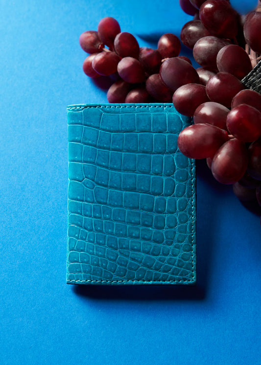 Compact Crocodile Wallet Tahiti Glazed - MORELET®