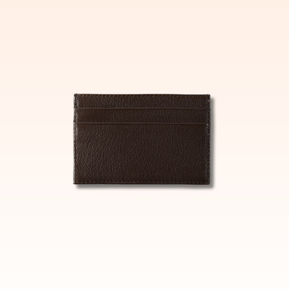 Leather Card Holder Arabica - MORELET®