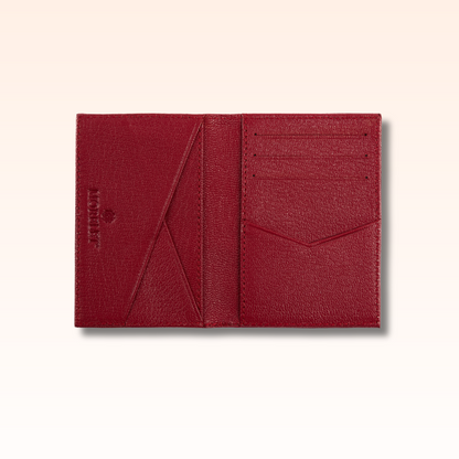Compact Leather Wallet Red - MORELET®