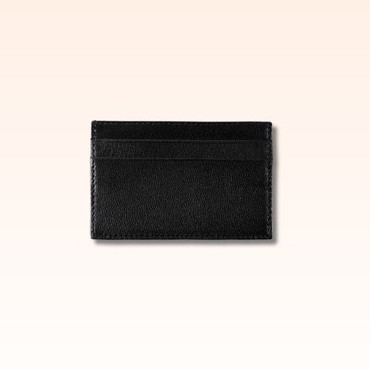 Leather Card Holder Noir - MORELET®