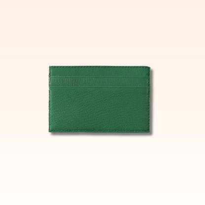Leather Card Holder Vert - MORELET®