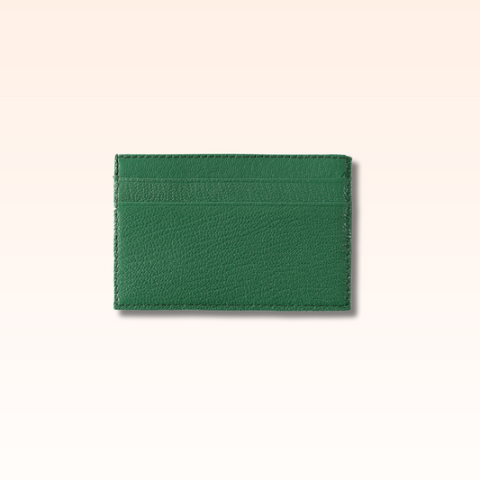 Leather Card Holder Vert - MORELET®