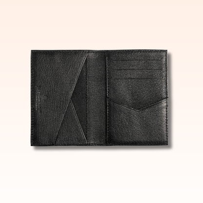 Compact Crocodile Wallet Black - MORELET®