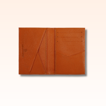 Compact Crocodile Wallet Mandarine Glazed - MORELET®