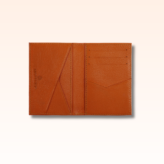 Compact Crocodile Wallet Mandarine Glazed - MORELET®