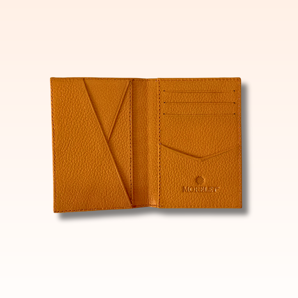 Compact Crocodile Wallet Amber - MORELET®