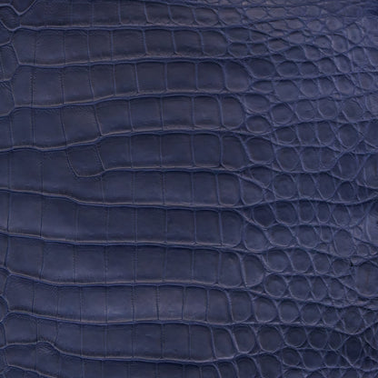 Crocodile Card Holder Admiral blue - MORELET®