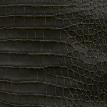 Crocodile Card Holder Olive - MORELET®