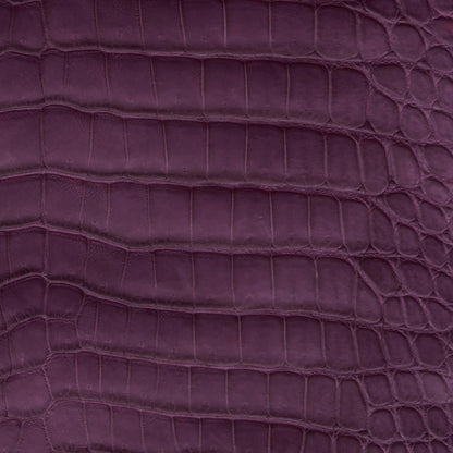 Crocodile Card Holder Plum - MORELET®