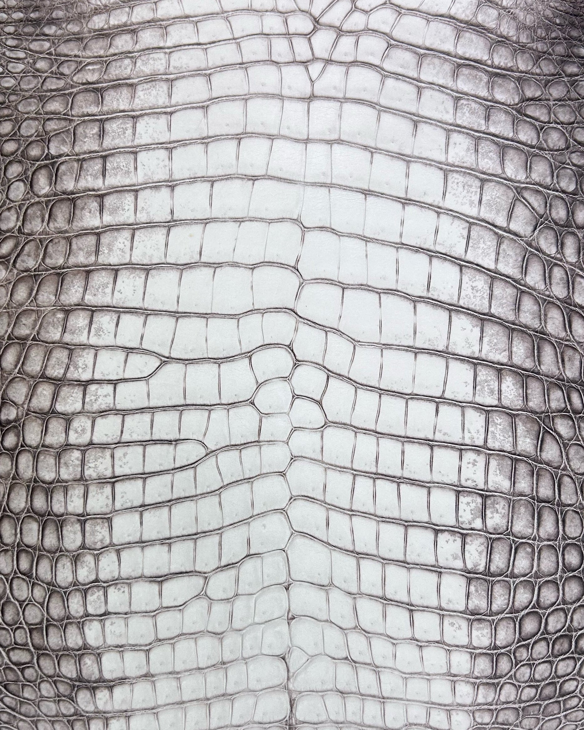 Morelets crocodile leather