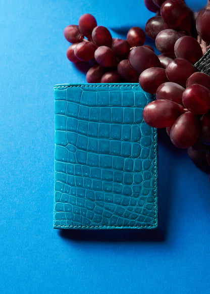 Compact Crocodile Wallet Tahiti Glazed - MORELET®
