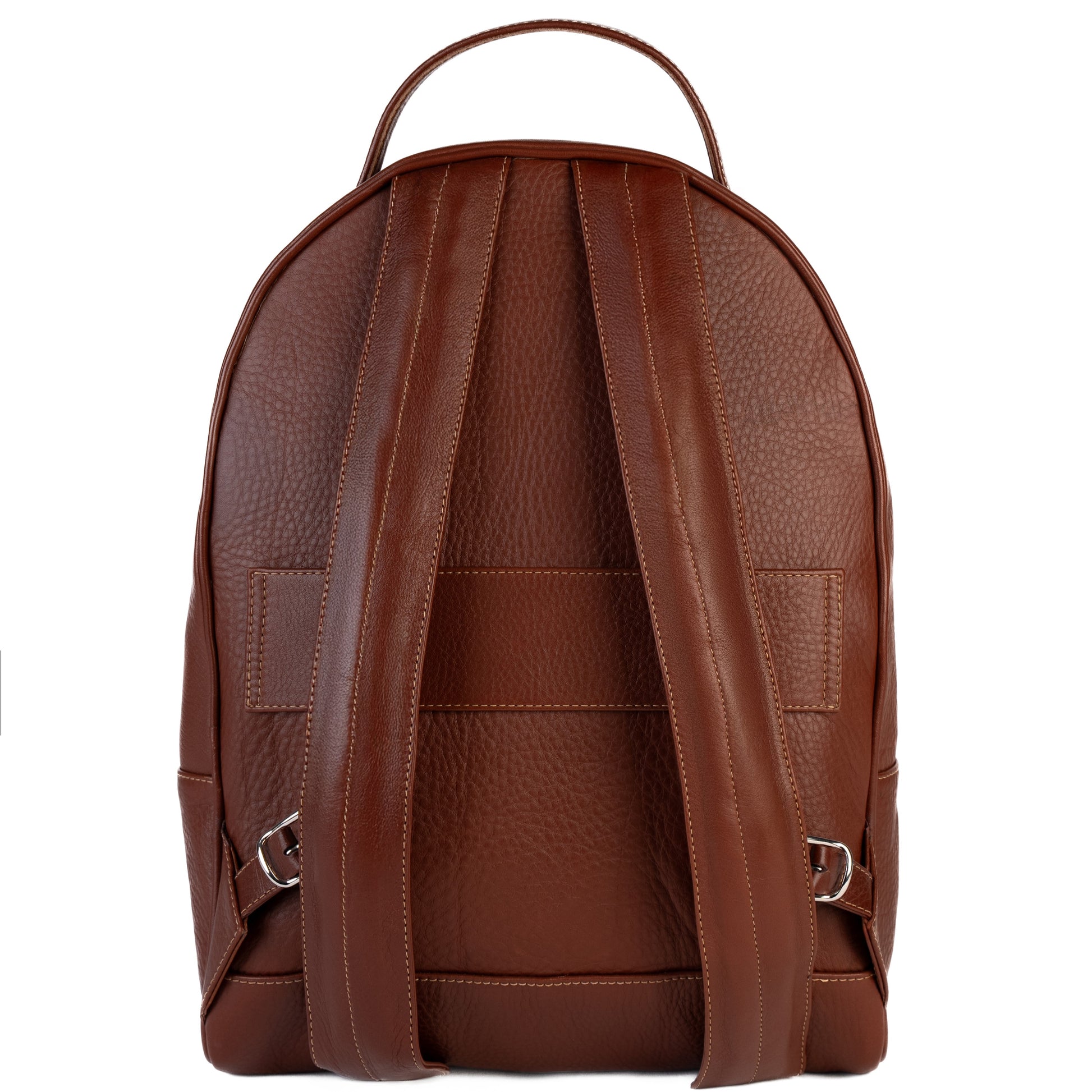 Luxury Leather Backpack Saddle Brown - MORELET®