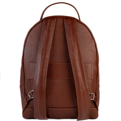 Luxury Leather Backpack Saddle Brown - MORELET®