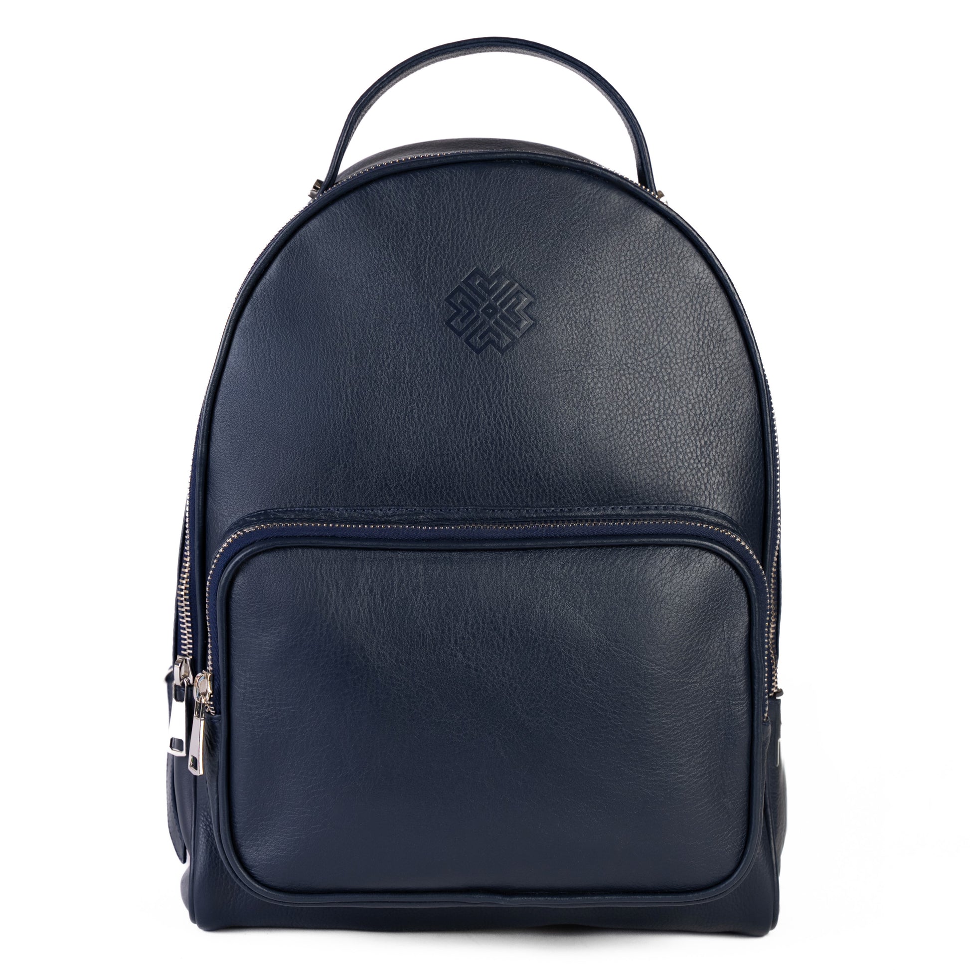 Luxury Leather Backpack Midnight Blue - MORELET®