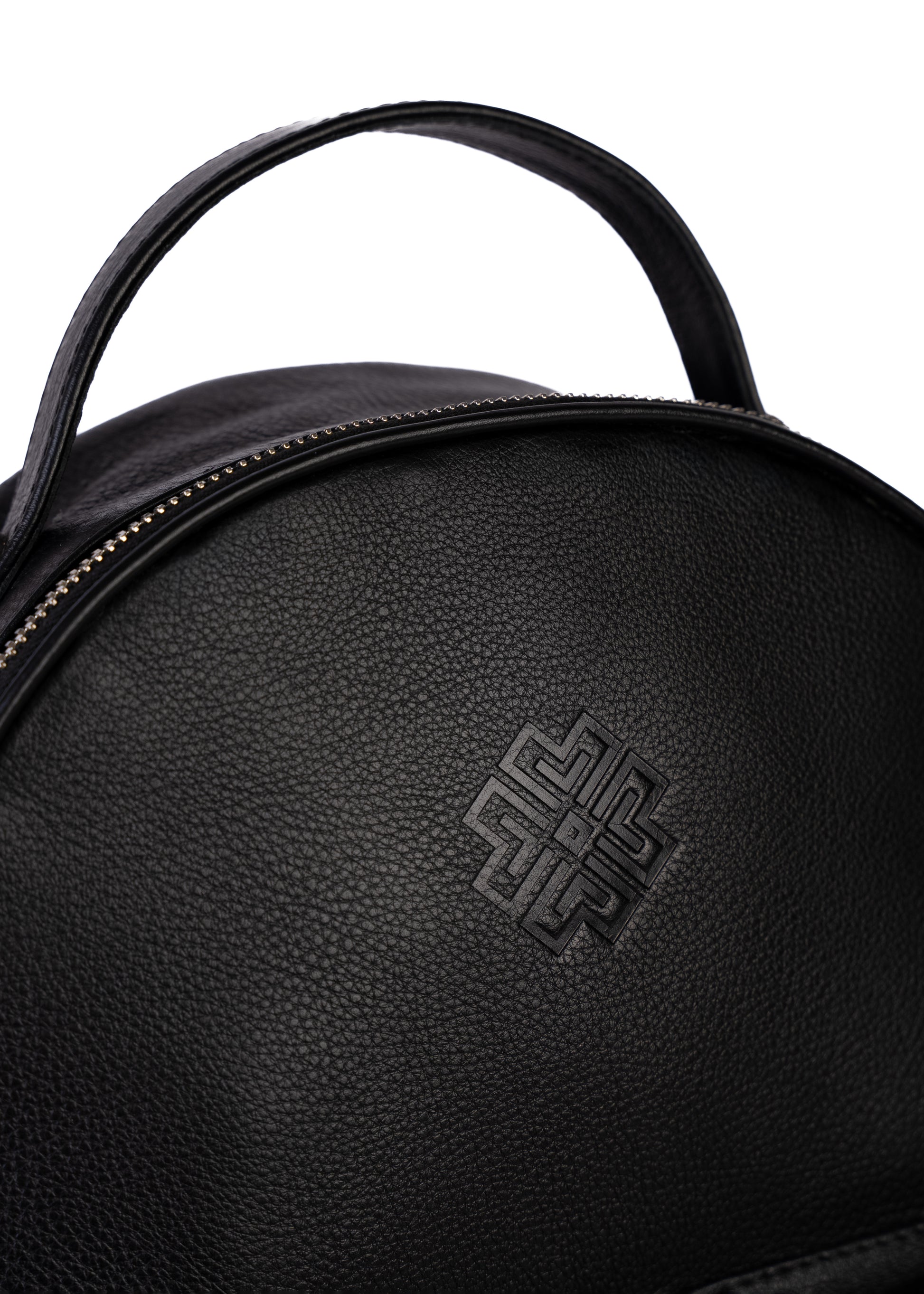 Luxury Leather Backpack Jet Black - MORELET®