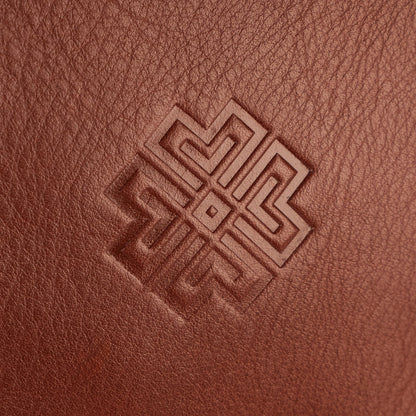 Luxury Leather Backpack Saddle Brown - MORELET®
